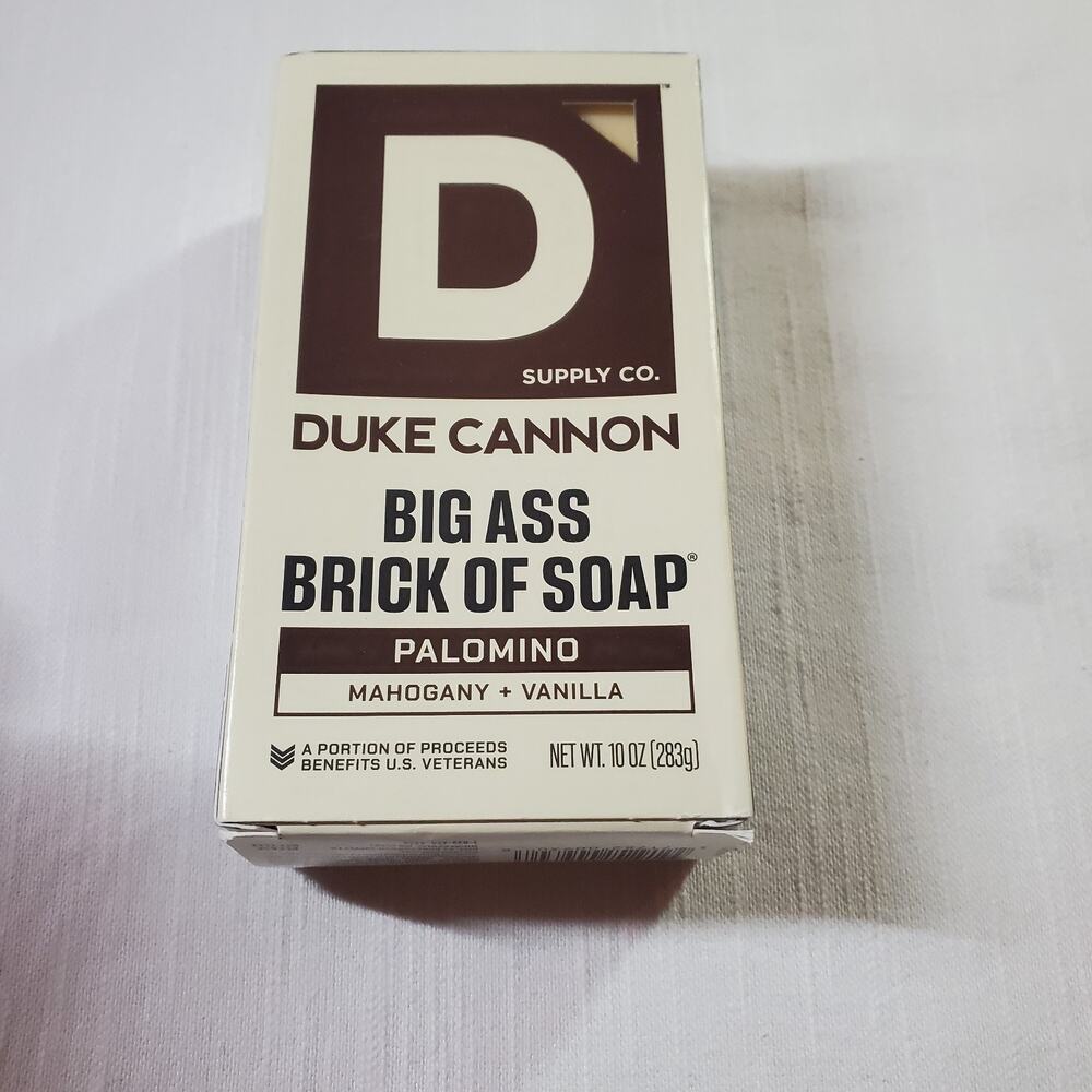Duke Cannon Palomino Mahogany & Vanilla Soap Bar 10 oz Mens Big Ass Soap Bar